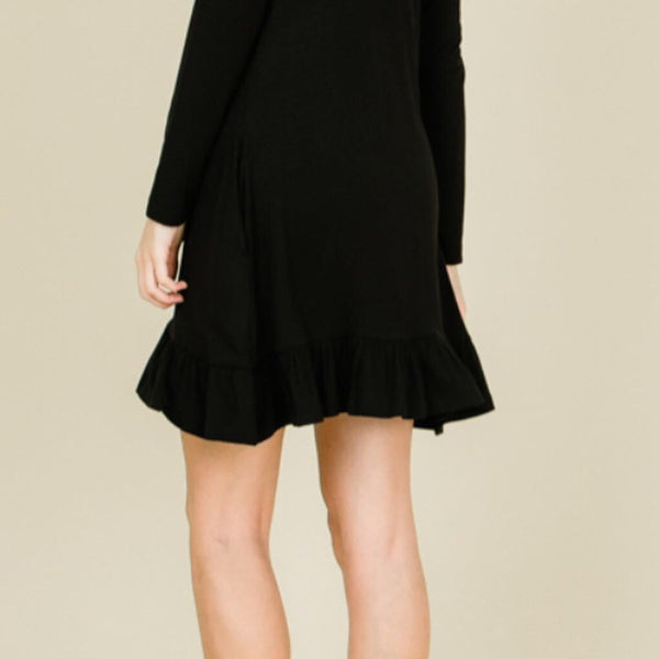 Round Neck Swing Dress with pockets